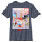 Boy's DC League of Super-Pets Powered Pack Poster T-Shirt