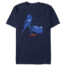 Men's DC League of Super-Pets Wonder Woman and PB Silhouette T-Shirt