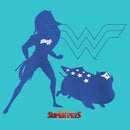 Girl's DC League of Super-Pets Wonder Woman and PB Silhouette T-Shirt