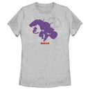 Women's DC League of Super-Pets Lex Luthor and Lulu Silhouettes T-Shirt