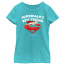 Girl's DC League of Super-Pets Superman's Best Friend Flying Krypto T-Shirt