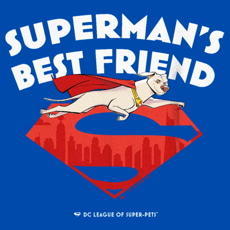 Boy's DC League of Super-Pets Superman's Best Friend Flying Krypto T-Shirt