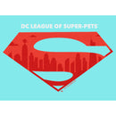 Junior's DC League of Super-Pets Skyline Superman Crest Racerback Tank Top