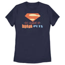 Women's DC League of Super-Pets Superman Emblem Cutouts T-Shirt