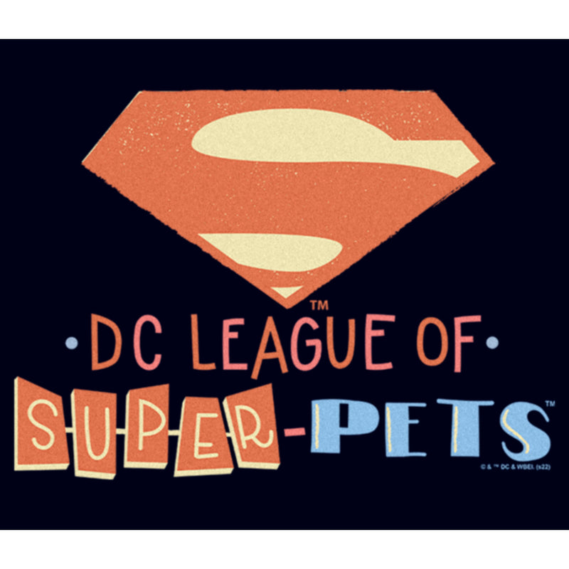 Women's DC League of Super-Pets Superman Emblem Cutouts T-Shirt