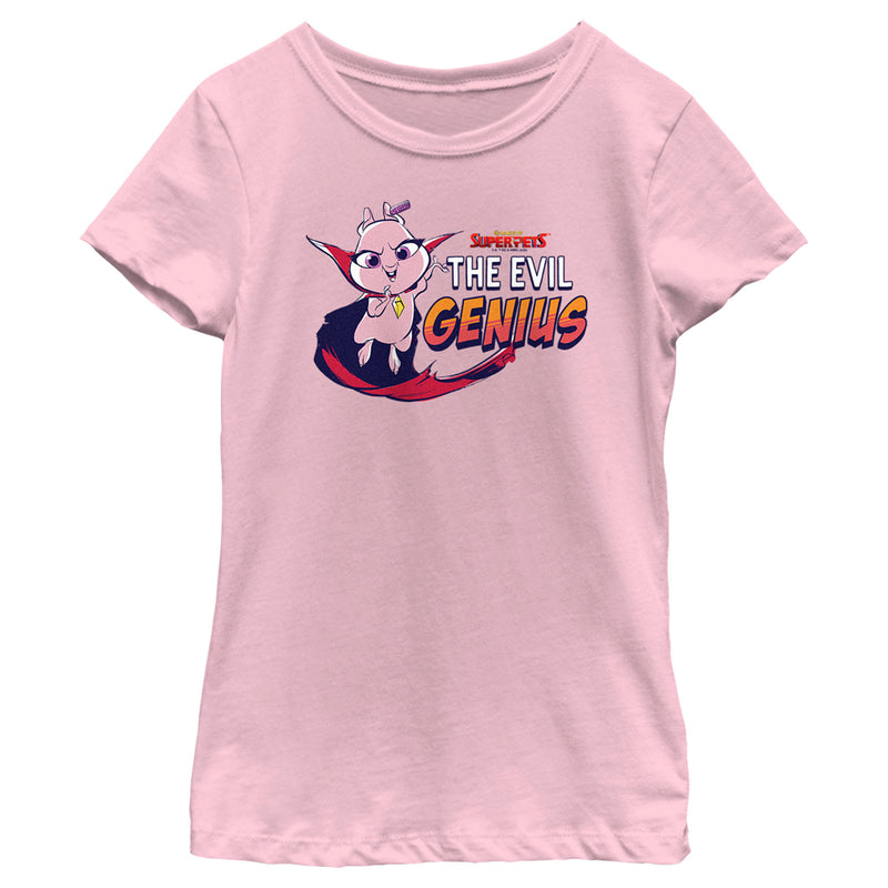 Girl's DC League of Super-Pets Lulu the Evil Genius T-Shirt