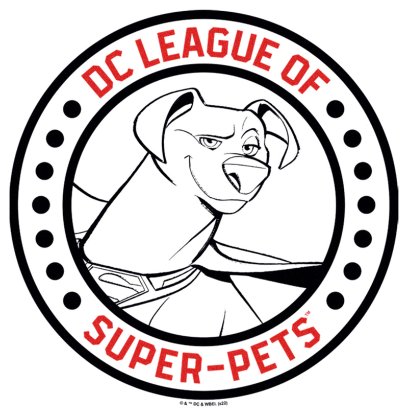 Men's DC League of Super-Pets Krypto Circle Badge T-Shirt