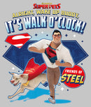 Junior's DC League of Super-Pets Superman and Krypto Walk O'Clock T-Shirt