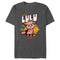 Men's DC League of Super-Pets Rule the World Lulu Badge T-Shirt