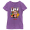 Girl's DC League of Super-Pets Rule the World Lulu Badge T-Shirt