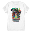 Women's DC League of Super-Pets Character Collage Super Pack T-Shirt