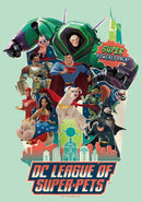 Girl's DC League of Super-Pets Character Collage Super Pack T-Shirt