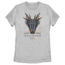 Women's Game of Thrones: House of the Dragon Skull of the Dragon Flames T-Shirt