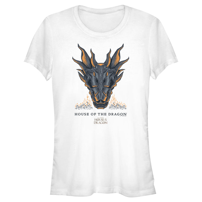 Junior's Game of Thrones: House of the Dragon Skull of the Dragon Flames T-Shirt