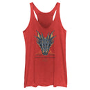 Women's Game of Thrones: House of the Dragon Skull of the Dragon Flames Racerback Tank Top