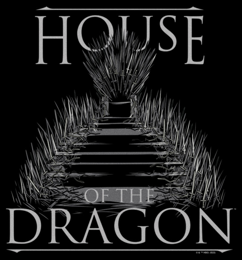 Women's Game of Thrones: House of the Dragon Iron Throne Logo T-Shirt