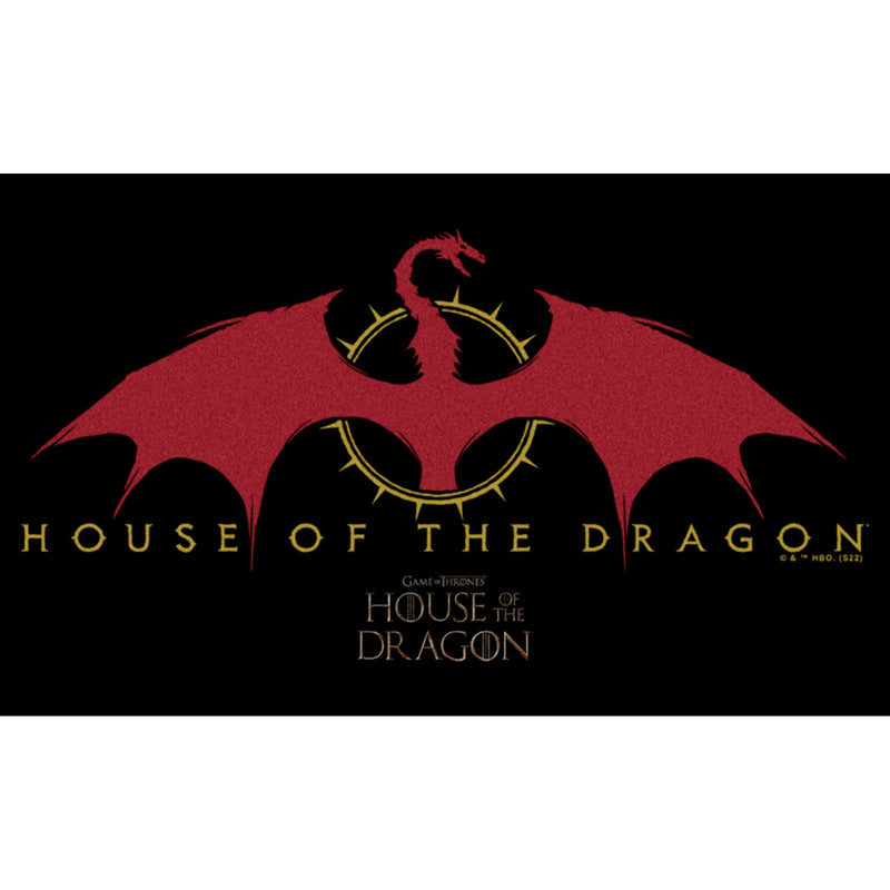 Men's Game of Thrones: House of the Dragon Red Dragon Logo T-Shirt