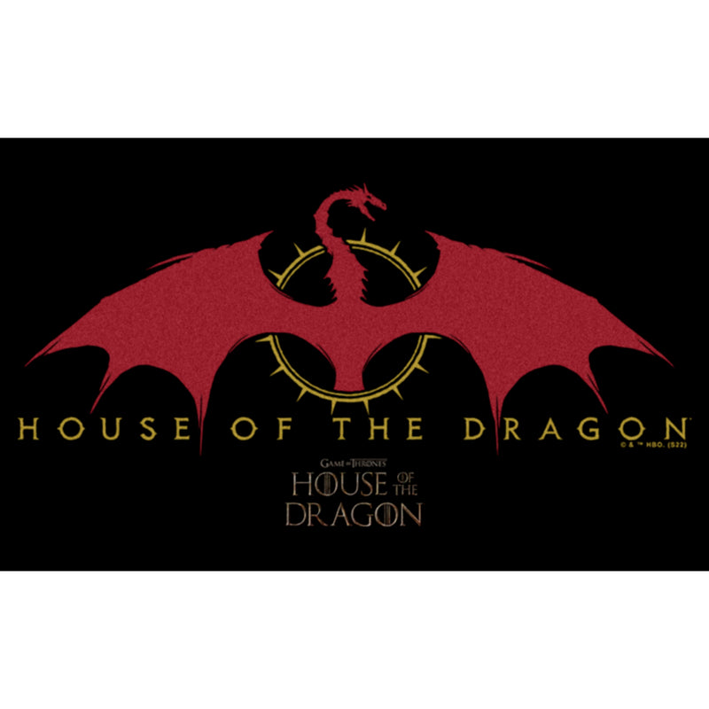 Junior's Game of Thrones: House of the Dragon Red Dragon Logo T-Shirt