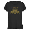 Junior's Game of Thrones: House of the Dragon Intricate Dragon Wings Logo T-Shirt