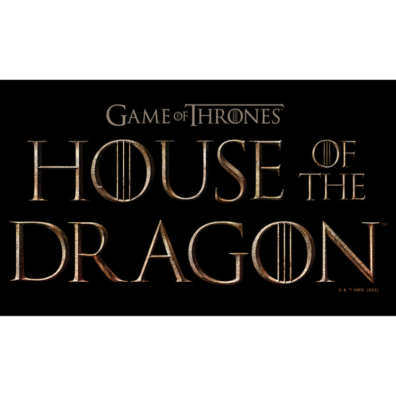 Men's Game of Thrones: House of the Dragon Series Logo T-Shirt