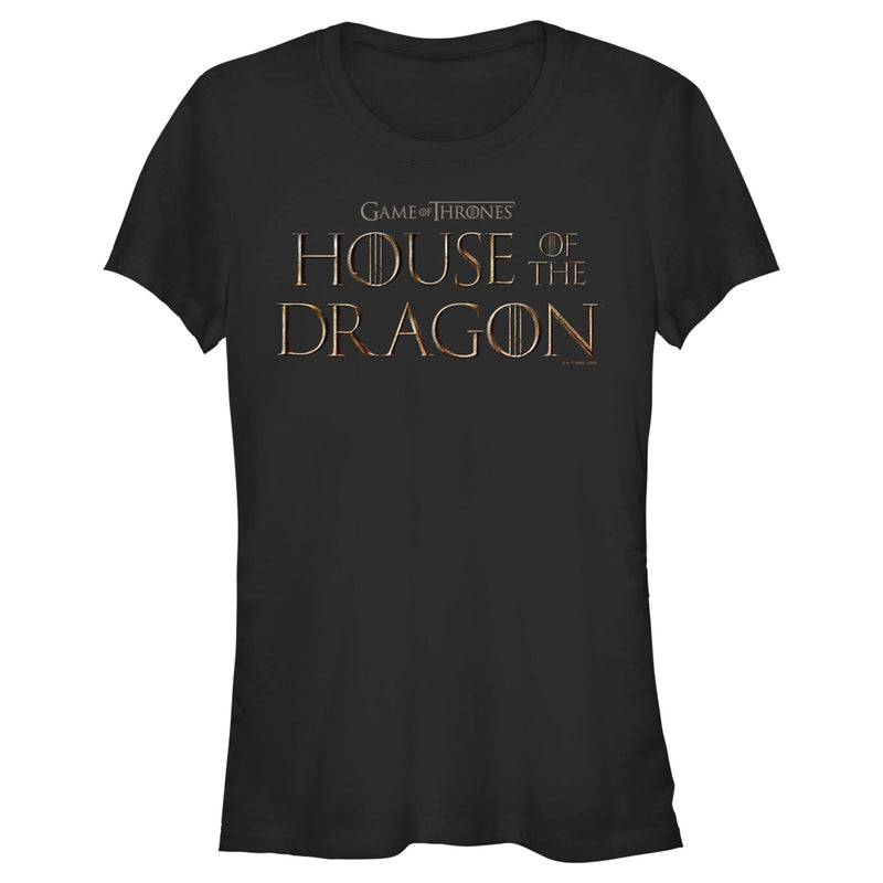 Junior's Game of Thrones: House of the Dragon Series Logo T-Shirt