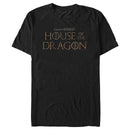 Men's Game of Thrones: House of the Dragon Bronze Series Logo T-Shirt