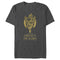 Men's Game of Thrones: House of the Dragon Gold Three-Headed Dragon Crest T-Shirt