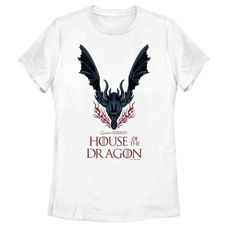 Women's Game of Thrones: House of the Dragon Fire-Breathing Dragon Logo T-Shirt