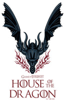 Junior's Game of Thrones: House of the Dragon Fire-Breathing Dragon Logo T-Shirt