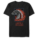 Men's Game of Thrones: House of the Dragon Fire Dragon Portrait T-Shirt