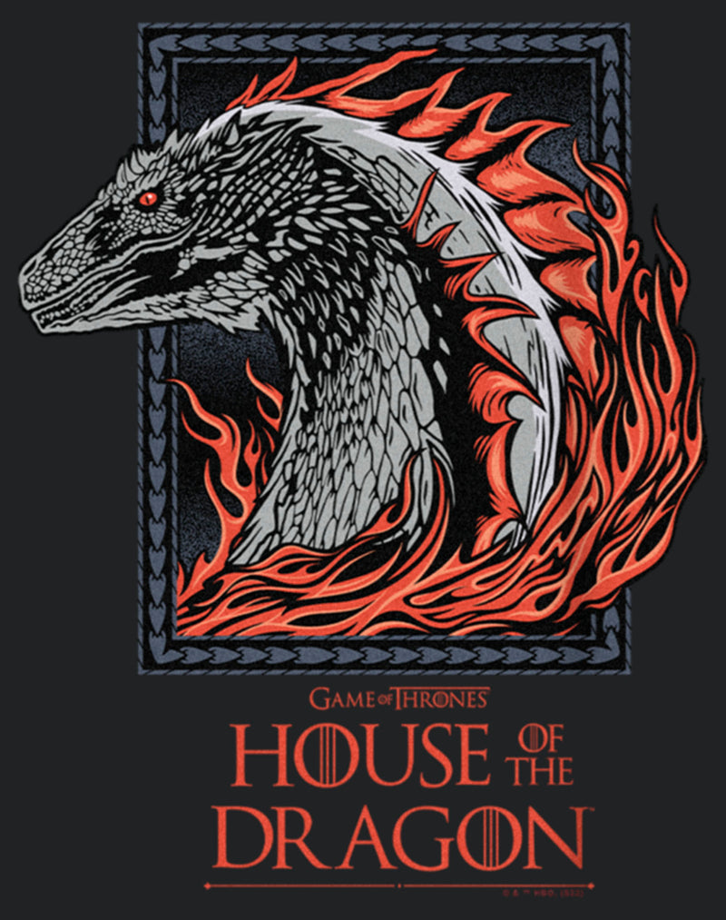 Women's Game of Thrones: House of the Dragon Fire Dragon Portrait Racerback Tank Top