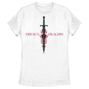 Women's Game of Thrones: House of the Dragon Flaming Sword Logo T-Shirt