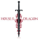 Women's Game of Thrones: House of the Dragon Flaming Sword Logo T-Shirt