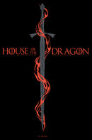 Men's Game of Thrones: House of the Dragon Red Sword Logo T-Shirt