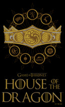 Junior's Game of Thrones: House of the Dragon Targaryen Crown Logo T-Shirt