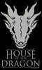 Men's Game of Thrones: House of the Dragon White Dragon Skull Logo T-Shirt