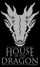 Junior's Game of Thrones: House of the Dragon White Dragon Skull Logo T-Shirt