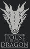 Women's Game of Thrones: House of the Dragon White Dragon Skull Logo Racerback Tank Top