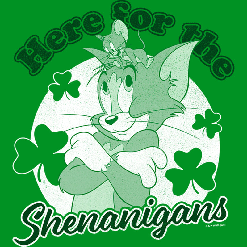 Boy's Tom and Jerry Here for the Shenanigans T-Shirt