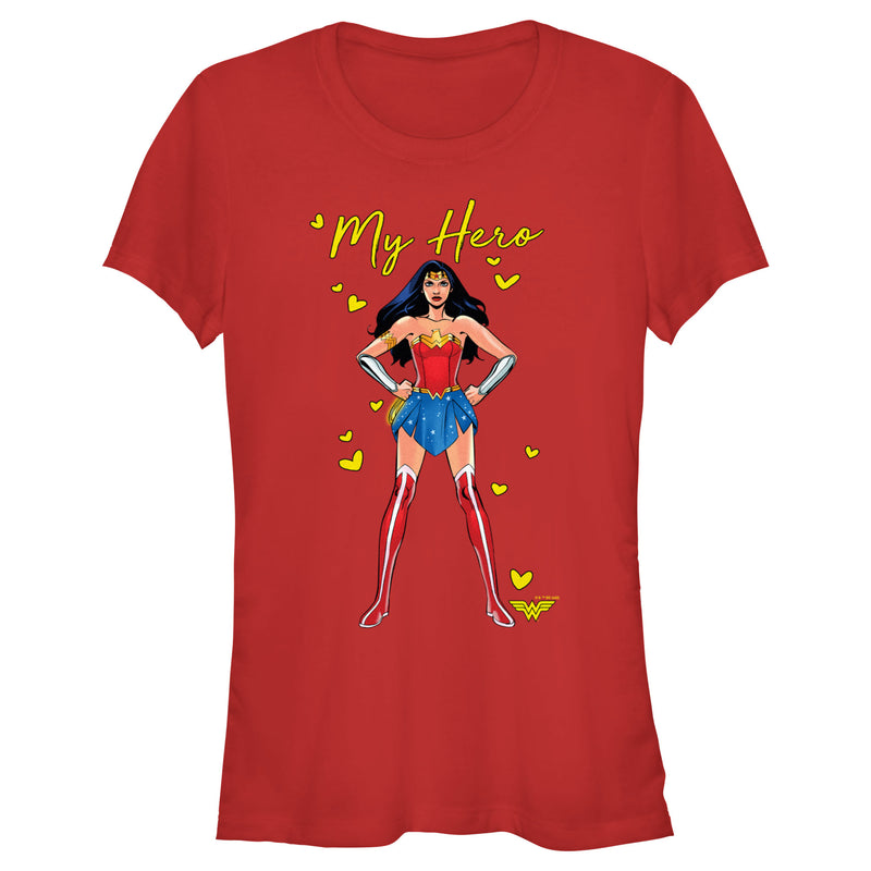 Junior's Wonder Woman Retro My Hero T-Shirt