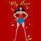 Junior's Wonder Woman Retro My Hero T-Shirt