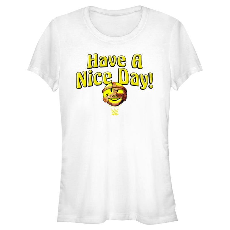 Junior's WWE Mankind Have a Nice Day Logo T-Shirt