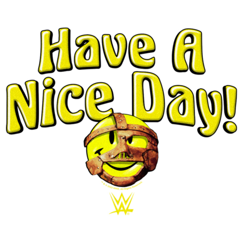 Junior's WWE Mankind Have a Nice Day Logo T-Shirt