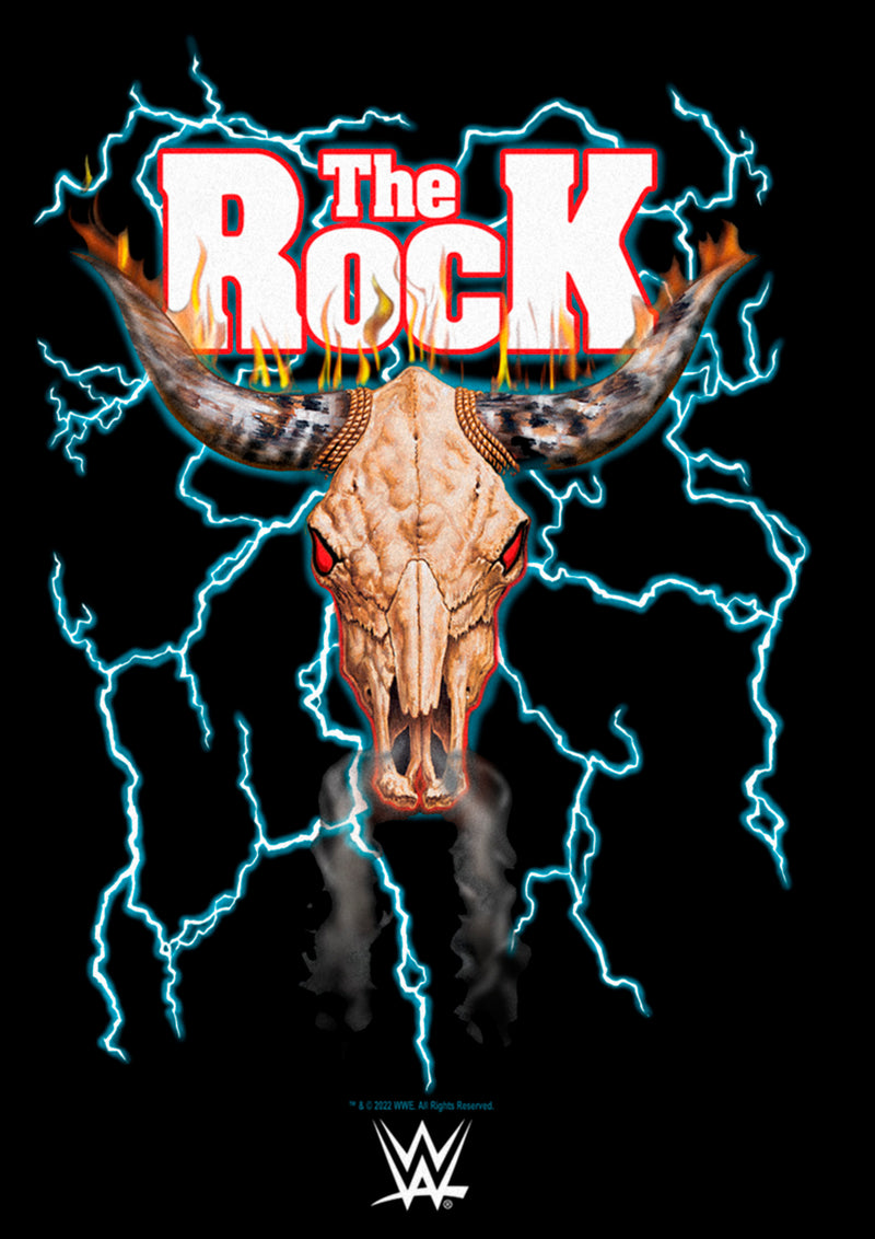 Men's WWE The Rock Electric Bull Logo T-Shirt