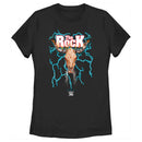 Women's WWE The Rock Electric Bull Logo T-Shirt