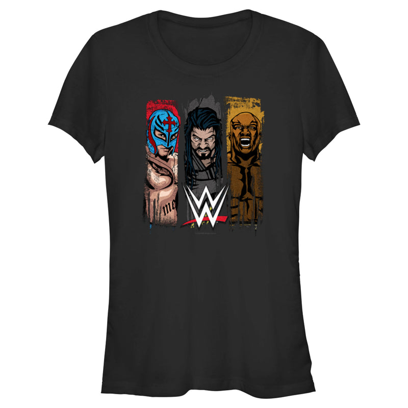 Junior's WWE Rey Mysterio Roman Reigns and Bobby Lashley T-Shirt