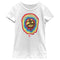 Girl's WWE Mankind Have a Nice Day Rainbow Logo T-Shirt