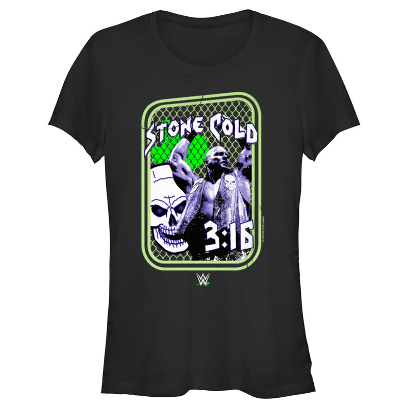 Junior's WWE Stone Cold Steve Austin 3:16 Collage T-Shirt