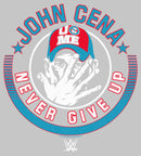 Junior's WWE John Cena Never Give Up Logo T-Shirt