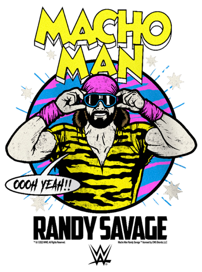 Girl's WWE Macho Man Randy Savage Oooh Yeah Retro T-Shirt